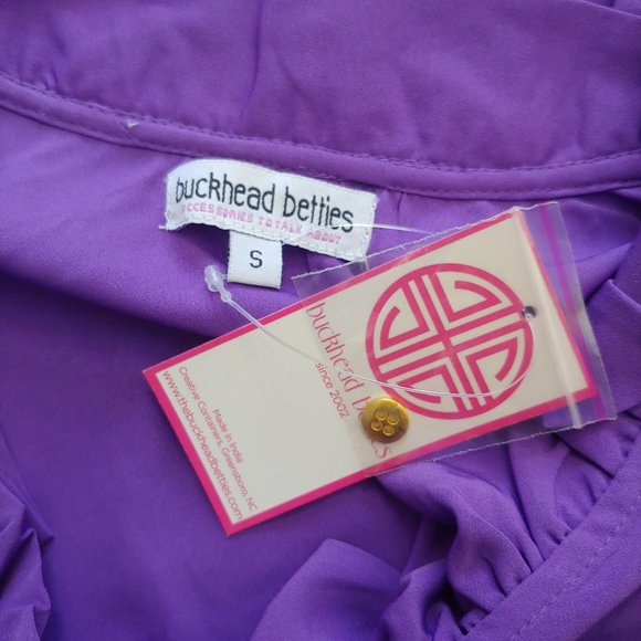 NWT Buckhead Betties Orchid Tank Blouse w Ruffles - Picture 7 of 8